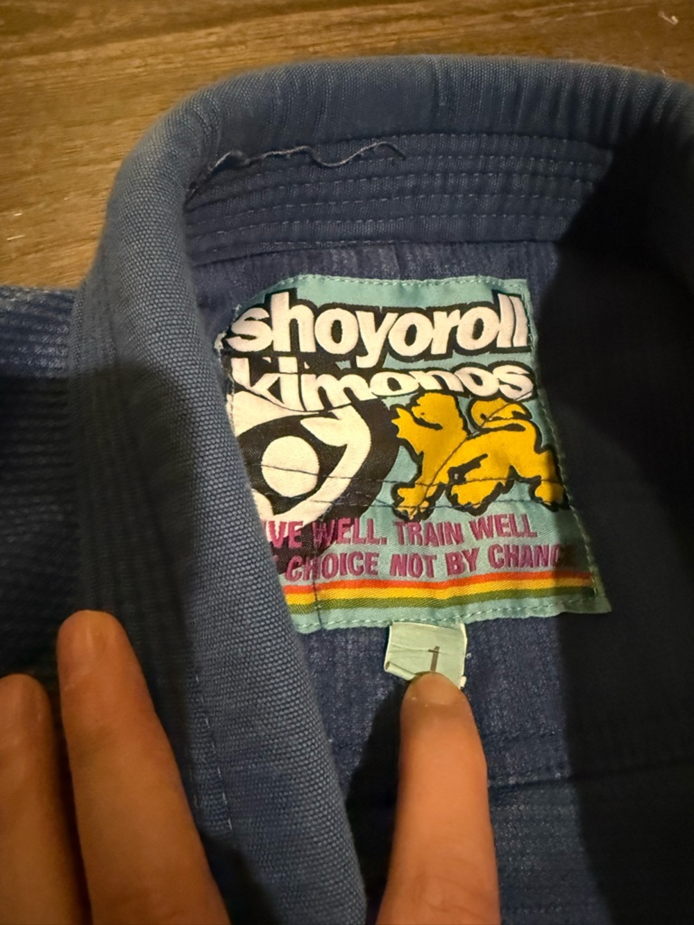 Shoyoroll Men's Blue Kimono Jacket